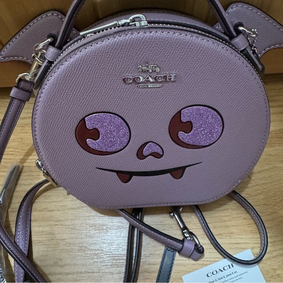 👻 Coach Canteen Crossbody Bag With Halloween Bat - Picture 9 of 13